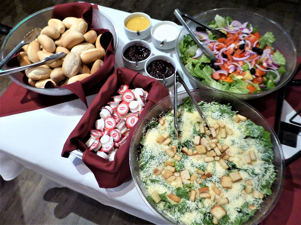 Food served while catering